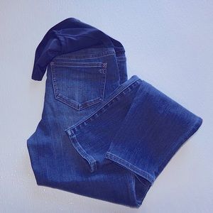 Madewell maternity skinny leg jeans size 26 or small back pockets pre-owned